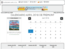 Tablet Screenshot of calendario-abril.com